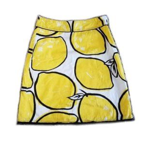 SOLD - Anthropologie | Still Life Lemon Skirt by Odille